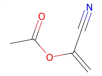 1-Cyanovinyl acetate structure