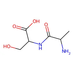 dl-Alanyl-dl-serine structure