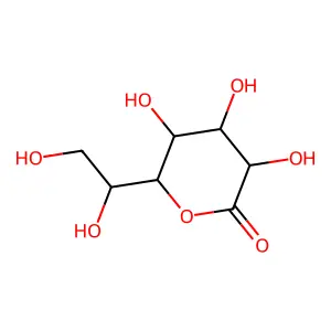 D-glycero-D-gulo-Heptonic acid, delta-lactone structure