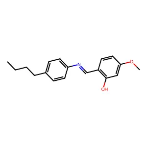 Phenol, 2-[[(4-butylphenyl)imino]methyl]-5-methoxy- structure