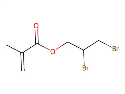 2,3-Dibromopropyl methacrylate structure