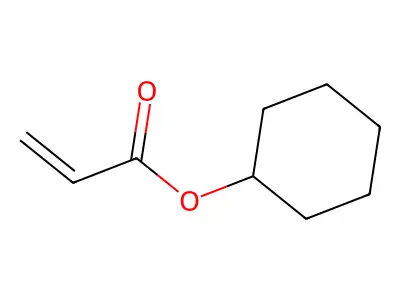 Cyclohexyl acrylate structure