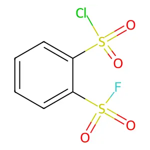 2-Fluorosulphonylbenzenesulphonyl chloride structure