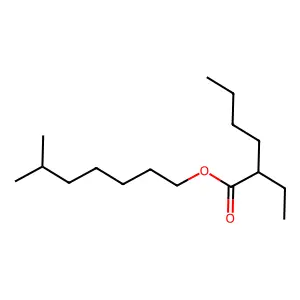 Isooctyl 2-ethylhexanoate structure