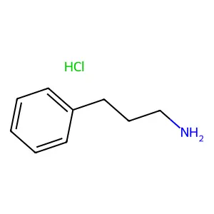 gamma-Phenylpropylamine hydrochloride structure