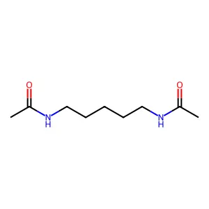 N-(5-(Acetylamino)pentylene)acetamide structure