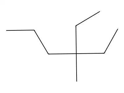 Hexane, 3-ethyl-3-methyl- structure