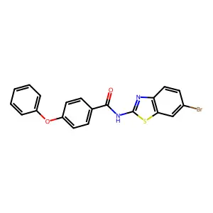 N-(6-bromobenzo[d]thiazol-2-yl)-4-phenoxybenzamide structure