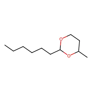 1,3-Dioxane, 2-hexyl-4-methyl- structure