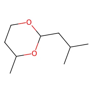 2-Isobutyl-4-methyl-1,3-dioxane structure