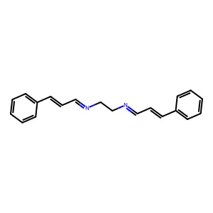N1,N2-Bis(3-phenyl-2-propen-1-ylidene)-1,2-ethanediamine structure
