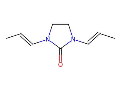 1,3-Bis(prop-1-enyl)imidazolidin-2-one structure