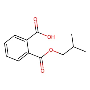Monoisobutyl phthalate structure