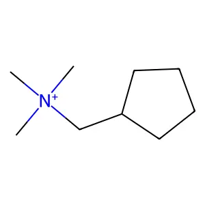 Cyclopentanemethanaminium, N,N,N-trimethyl- structure