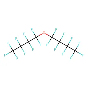 1,1'-Oxybis(1,1,2,2,3,3,4,4,4-nonafluorobutane) structure