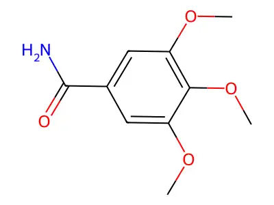 3,4,5-Trimethoxybenzamide structure