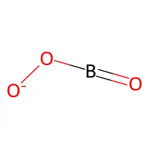Perborate (BO(O2)1-) structure