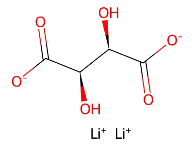Lithium tartrate structure