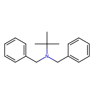 N-tert-Butyldibenzylamine structure