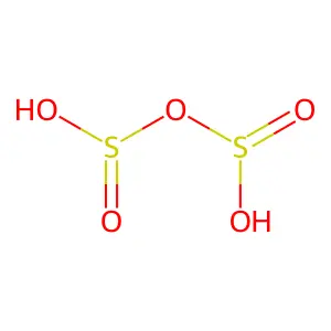 Sulfur hydroxide oxide (S2(OH)2O3) structure