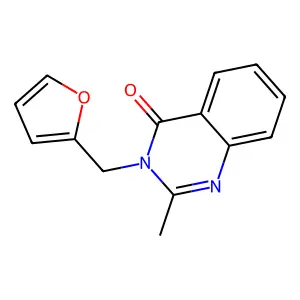 4(3H)-Quinazolinone, 3-furfuryl-2-methyl- structure