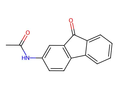 N-(9-oxo-9H-fluoren-2-yl)acetamide structure