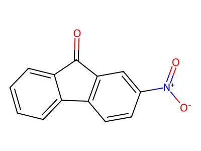 2-Nitro-9-fluorenone structure