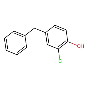 4-Benzyl-2-chlorophenol structure