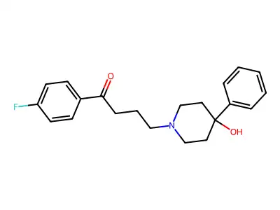 1-(4-Fluorophenyl)-4-(4-hydroxy-4-phenylpiperidin-1-yl)butan-1-one structure
