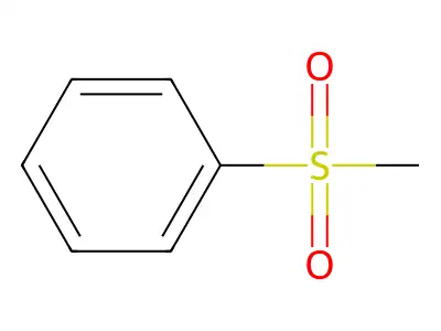 Methyl phenyl sulfone structure