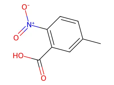 5-Methyl-2-nitrobenzoic acid structure