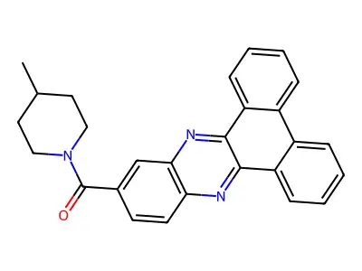 (4-Methylpiperidin-1-yl)-phenanthro[9,10-b]quinoxalin-11-ylmethanone structure
