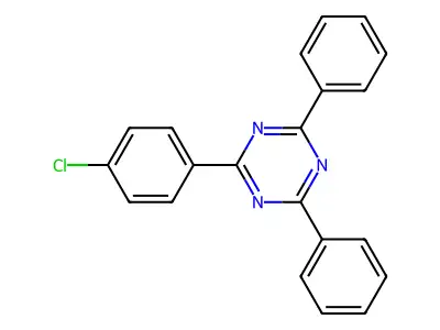 2-(4-Chlorophenyl)-4,6-diphenyl-1,3,5-triazine structure