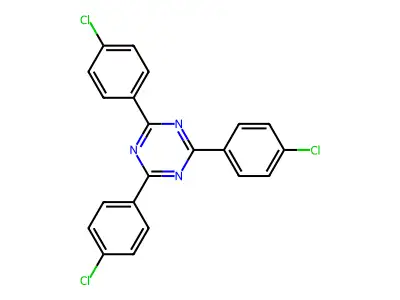 2,4,6-Tris(4-chlorophenyl)-1,3,5-triazine structure