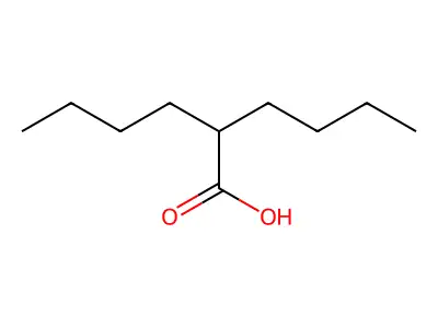 2-Butylhexanoic acid structure