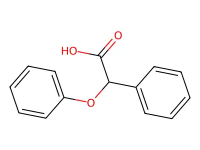 2-Phenoxy-2-phenylacetic acid structure