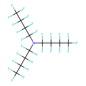 Perfluorotributylamine structure