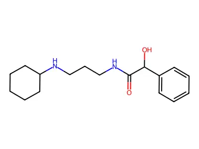 Mandelamide, N-(3-(cyclohexylamino)propyl)- structure