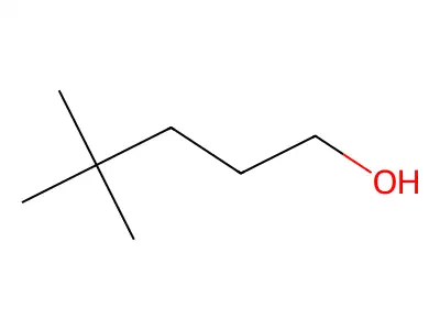 4,4-Dimethyl-1-pentanol structure