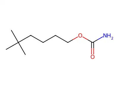 1-Hexanol, 5,5-dimethyl-, carbamate structure