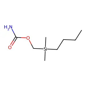 Methanol, (butyldimethylsilyl)-, carbamate structure