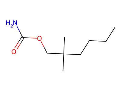 1-Hexanol, 2,2-dimethyl-, carbamate structure