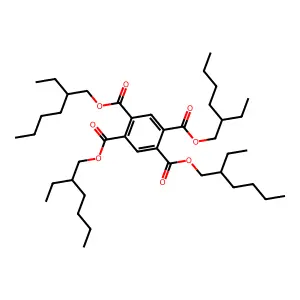 1,2,4,5-Benzenetetracarboxylic acid, 1,2,4,5-tetrakis(2-ethylhexyl) ester structure