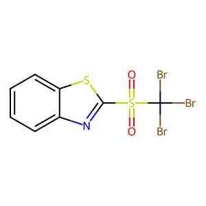 Benzothiazole, 2-[(tribromomethyl)sulfonyl]- structure