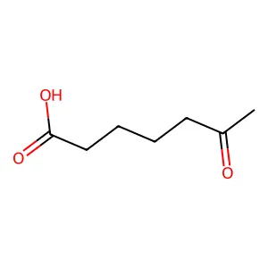 6-Oxoheptanoic acid structure