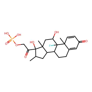 Dexamethasone Phosphate structure