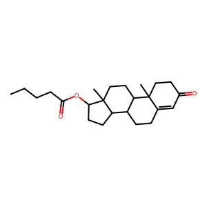 Testosterone, valerate structure