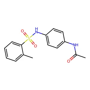 N-[4-[(2-methylphenyl)sulfonylamino]phenyl]acetamide structure