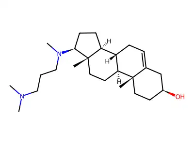 Azacosterol structure