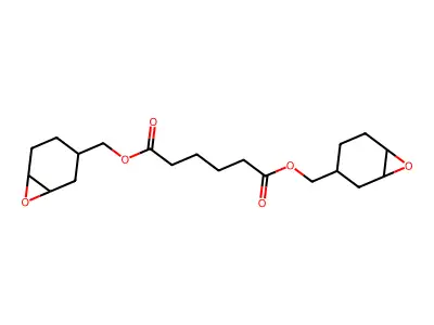 Bis(3,4-epoxycyclohexylmethyl) adipate structure